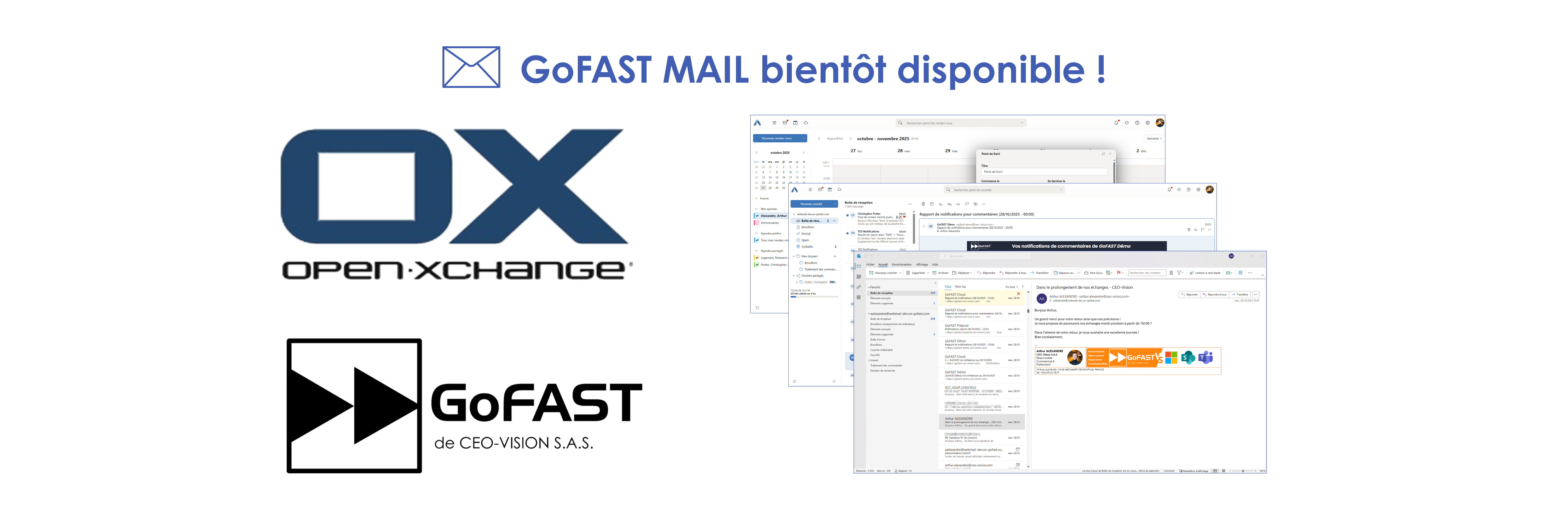 GoFAST MAIL bientôt disponible