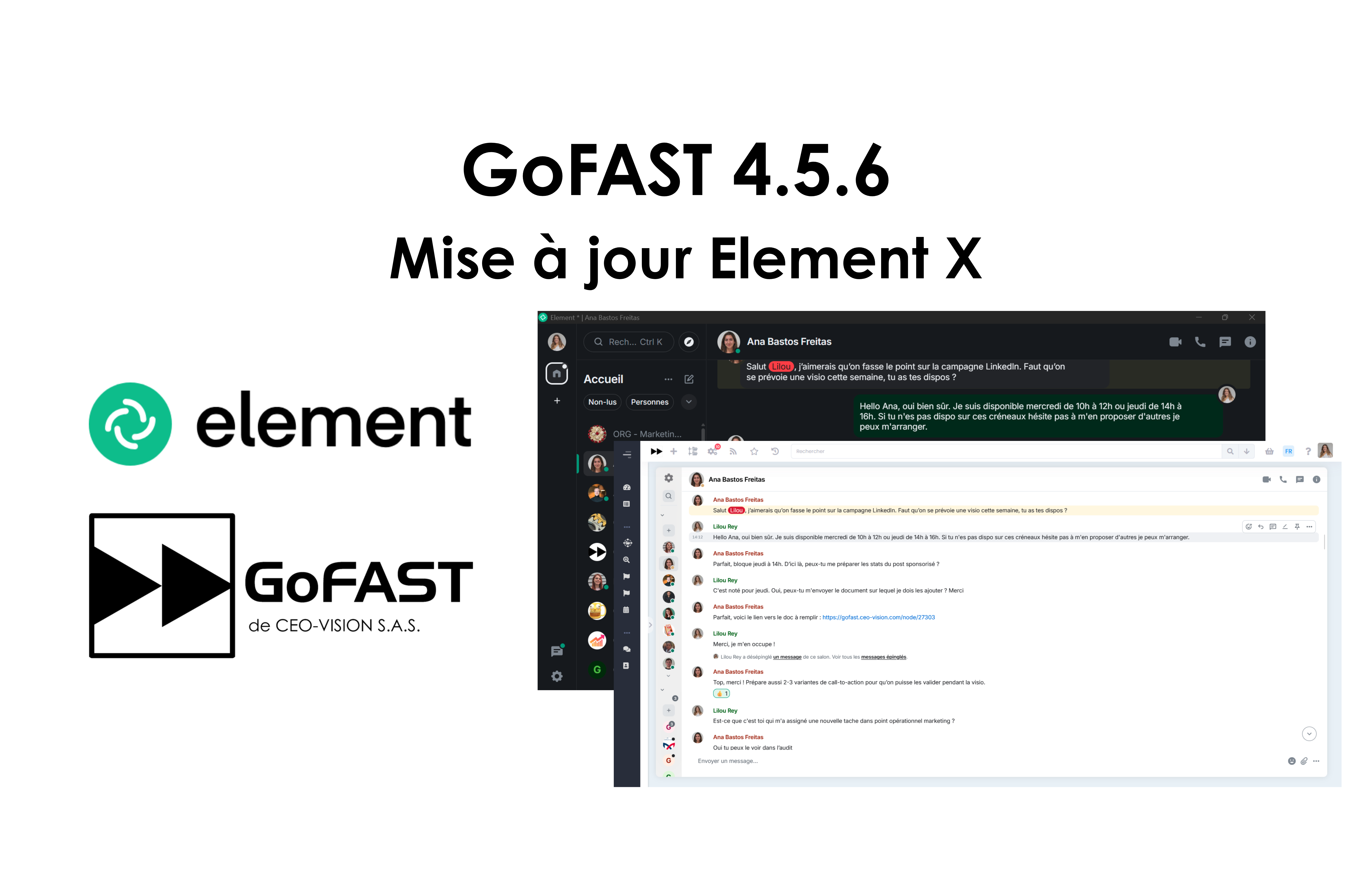Mise à jour d'Element X