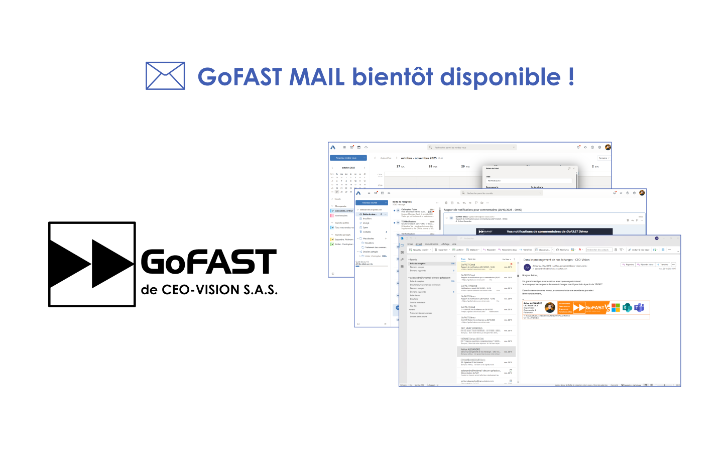GoFAST MAIL bientôt disponible
