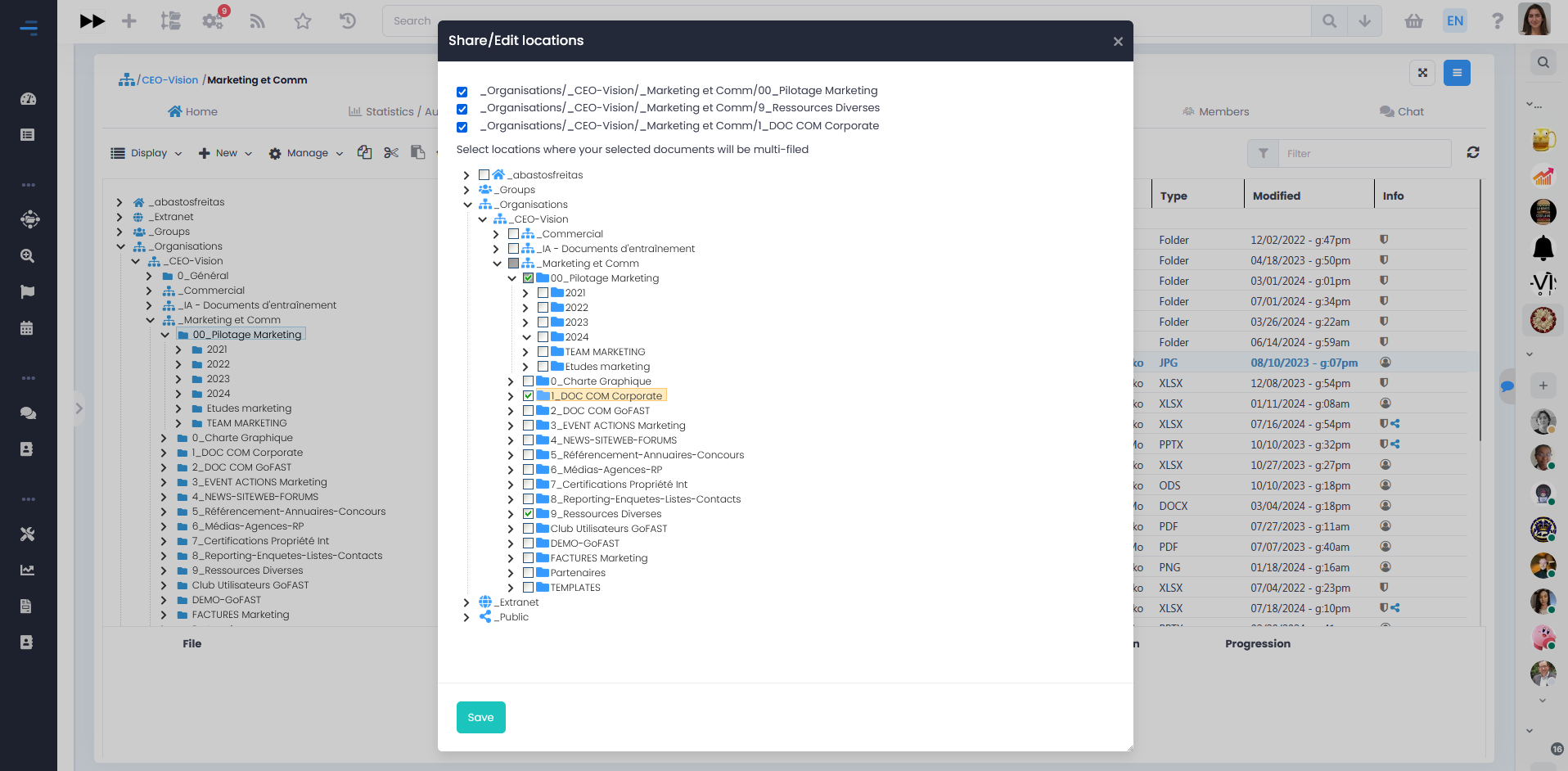multiloaction gofast tree