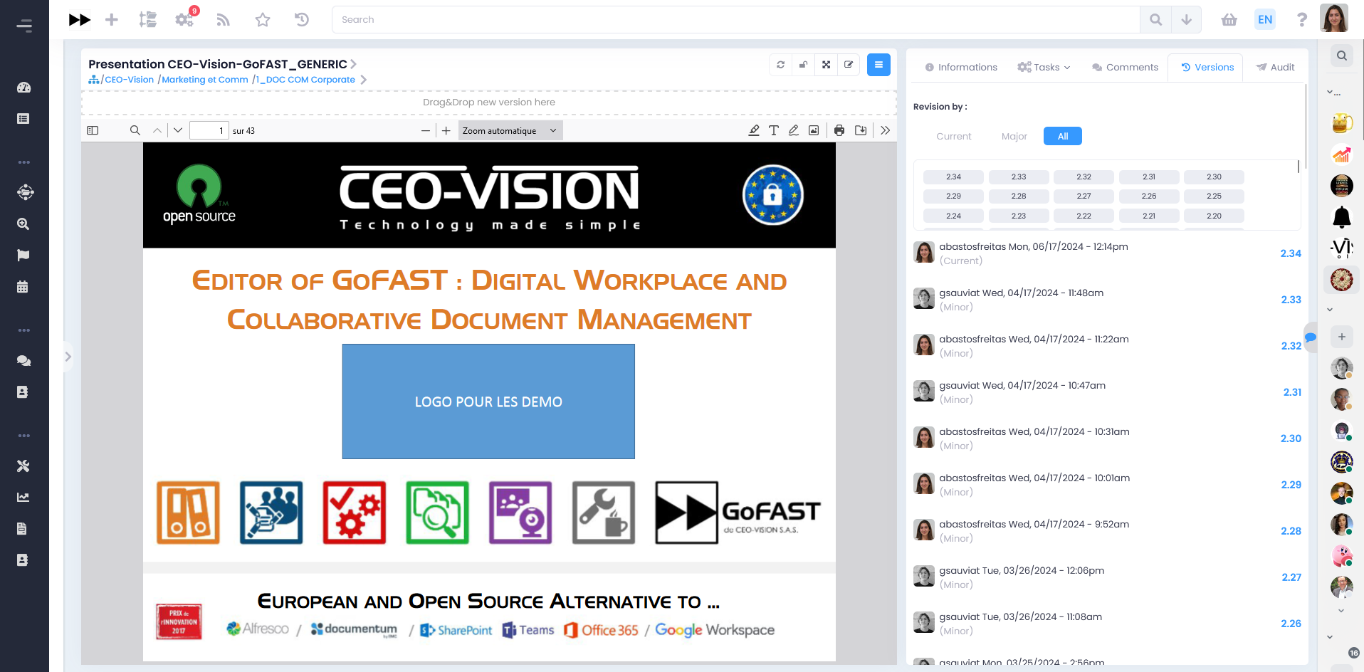 version management demonstration