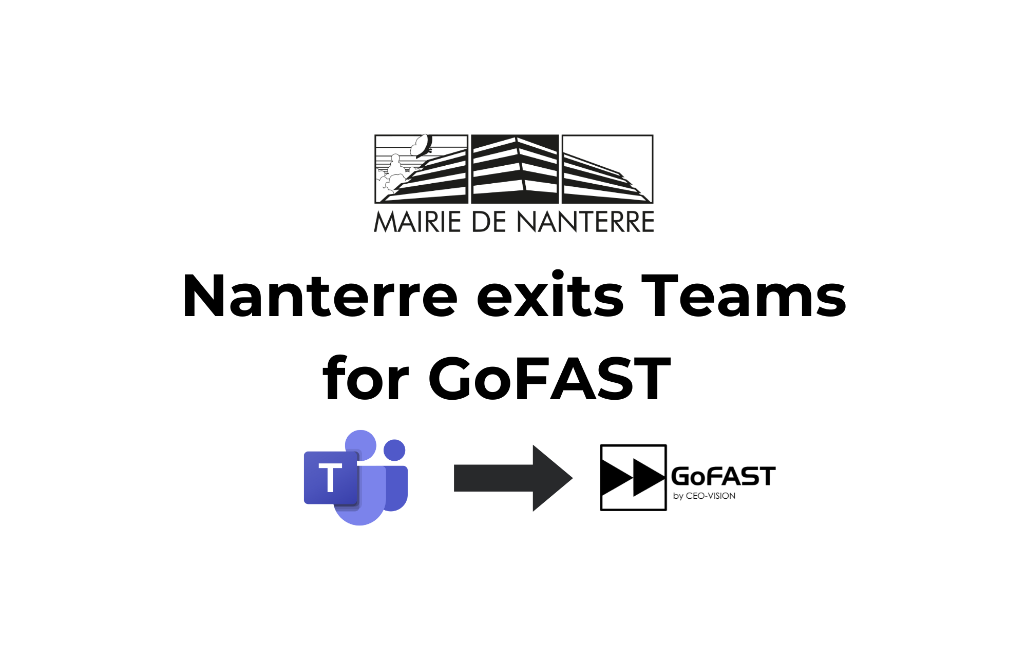 Press release: Nanterre chooses sovereign open source: the GoFAST solution, a French alternative to the American giants