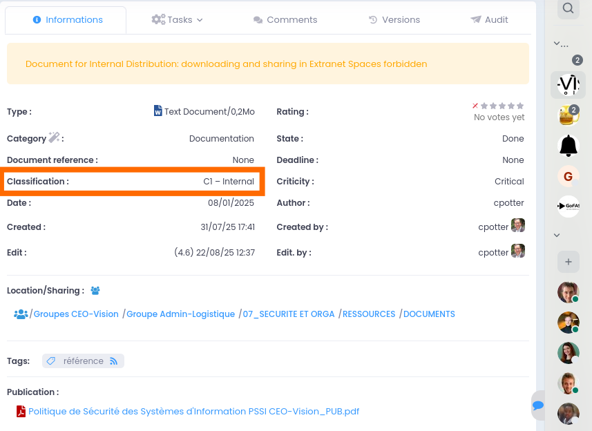 GoFAST - Content classification