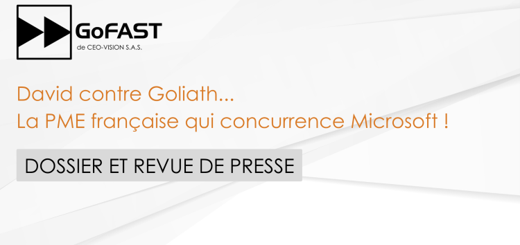 David contre Goliath la PME Française qui concurrence Microsoft