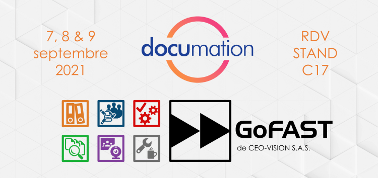 CEO-Vision et GoFAST au salon Documation 2021