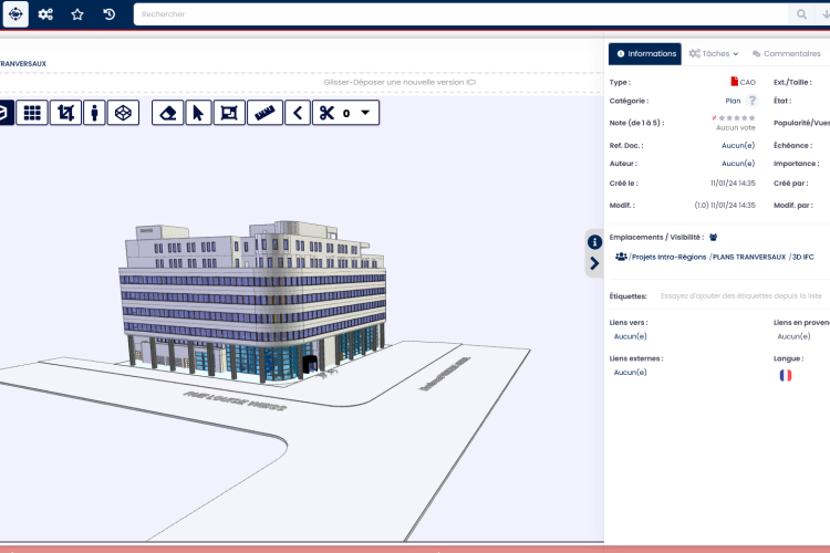  plan 3D au format IFC - GoFAST