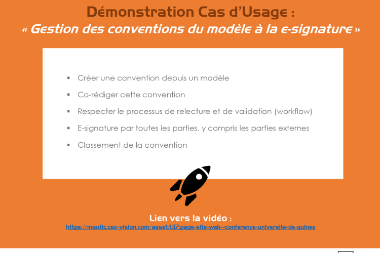 Démonstration cas d'usage