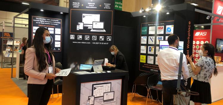 l'équipe gofast au salon documentation